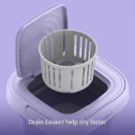 UNICASA ( Upgraded ) ™ Portable Washing Machine,11L Foldable Mini Washing Machine, Portable Washer for Underwear, Socks, BabyClothes, Towels, Pet Items, Apartment, Hotel, RV, Home, Dormitory, Camping, Sickroom - Image 6