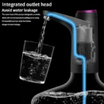 UNICASA™ Portable Water Dispenser for 5 Gallon, Food Grade Silicone Tube Will not Rust water bottle pump, USB Charging, Automatic water gallon pump for Office, Home, Camping, Kitchen, travel and etc - Image 6