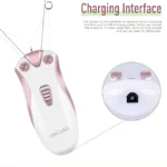 UNICASA™ Facial Threading Hair Removal for Women, Cordless Electric Facial Threading Hair Removal for Women, USB Rechargeable Facial Trimmer Cotton Threading Hair Shaver - Image 2