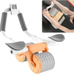 UNICASA™ New with timer Ab Abdominal Exercise Roller Elbow Support, abs roller wheel core exercise equipment, Automatic Rebound Abdominal Wheel And With timing