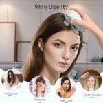 UNICASA™ Electric Scalp & Head Massager | 3 Modes for Hair Growth,Stress Relief | Head Scratcher, Waterproof with 4 Silicone Massage Heads | Scalp Massager Shampoo Brush for Men, Women, Cats & Dogs - Image 2