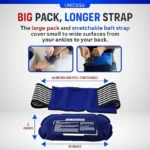 "Ice Pack (3-Piece Set) – Reusable Gel Wraps for Hot and Cold Therapy, Supports Injury Recovery, Relieves Joint and Muscle Pain – Ideal for Rotator Cuff, Knees, Back & More (3 Piece Set - Classic)" - Image 7