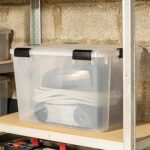 UNICASA™ Airtight Plastic Storage Boxes with Lids, 85L, pack of 1, Hermetic Waterproof Seal, Durable Latching Buckles, Stackable, For Outdoors, Garage, Clothes, Dust Proof, BPA Free, AT-LD (1) - Image 6