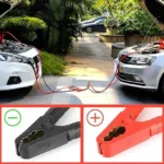 UNICASA™ Heavy Duty Car Battery Booster Cables-High Performance Automotive Jumper Cables for Jump-Starting Dead or Weak Batteries (Black-Red 3000A)) - Image 2