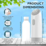 UNICASA™ Rechargeable portable travel bidet Hygiene Device for Men & Women Postpartum, Hemorrhoid, & Perineal Care شطاف المسافر - Image 4