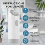 UNICASA™ Rechargeable portable travel bidet Hygiene Device for Men & Women Postpartum, Hemorrhoid, & Perineal Care شطاف المسافر - Image 3