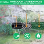 UNICASA™ 20-Meter Expandable Garden Hose Set with Thread Connectors and Sprayer - Lightweight and Durable, No-Kink with High-Performance Connectors, Lead-Free, Drinking Water Safe - Image 6