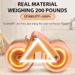 UNICASA™ New with timer Ab Abdominal Exercise Roller Elbow Support, abs roller wheel core exercise equipment, Automatic Rebound Abdominal Wheel And With timing - Image 6