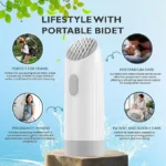 UNICASA™ Rechargeable portable travel bidet Hygiene Device for Men & Women Postpartum, Hemorrhoid, & Perineal Care شطاف المسافر - Image 6