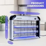 UNICASA™ Electric Bug Zapper, Indoor Insect Killer - Fly, Mosquito Killer and Repellent - Lightweight, Powerful 2800V Grid, Easy-to-Clean, with a Removable Washable Tray.