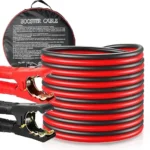UNICASA™ Heavy Duty Car Battery Booster Cables-High Performance Automotive Jumper Cables for Jump-Starting Dead or Weak Batteries (Black-Red 3000A))