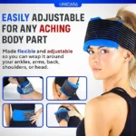 "Ice Pack (3-Piece Set) – Reusable Gel Wraps for Hot and Cold Therapy, Supports Injury Recovery, Relieves Joint and Muscle Pain – Ideal for Rotator Cuff, Knees, Back & More (3 Piece Set - Classic)" - Image 5