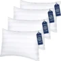 UNICASA™ Premium Hotel Quality Pillows (50x75 cm) – Ultra Soft, Hypoallergenic, Memory Foam Alternative وسائد فندقية فاخرة للنوم, Luxury Bed Pillows for Sleeping, Breathable (Pack of 4)